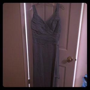 Light blue evening gown